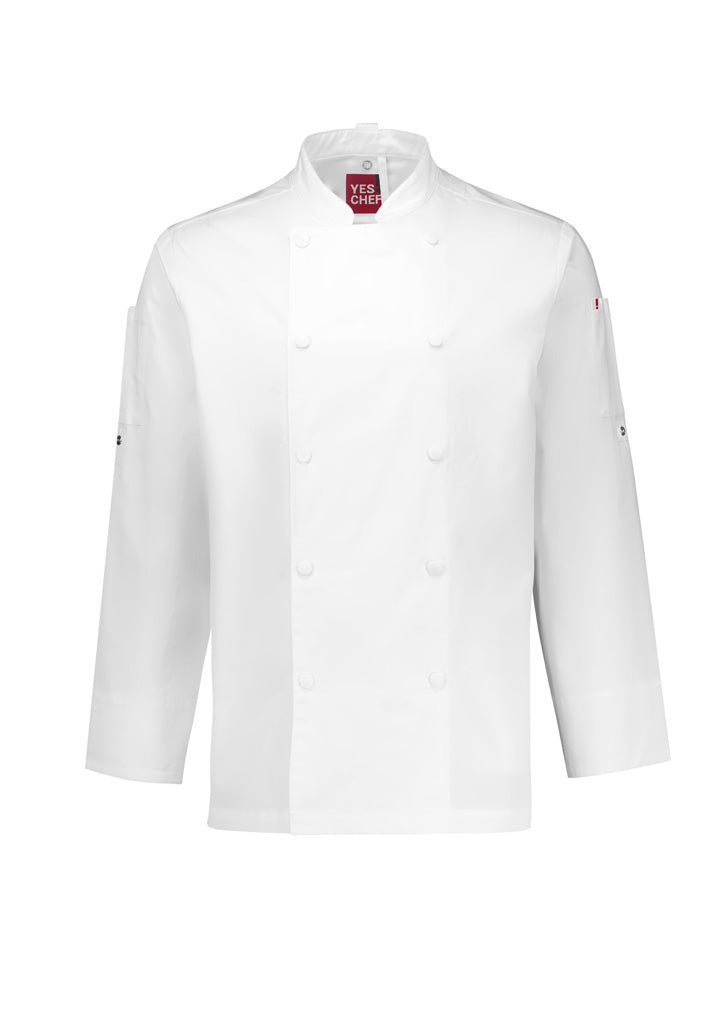 Biz Collection - Mens Gusto Long Sleeve Chef Jacket