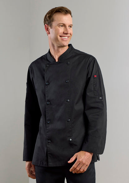 Biz Collection - Mens Gusto Long Sleeve Chef Jacket