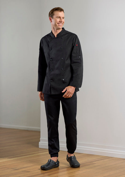 Biz Collection - Mens Gusto Long Sleeve Chef Jacket