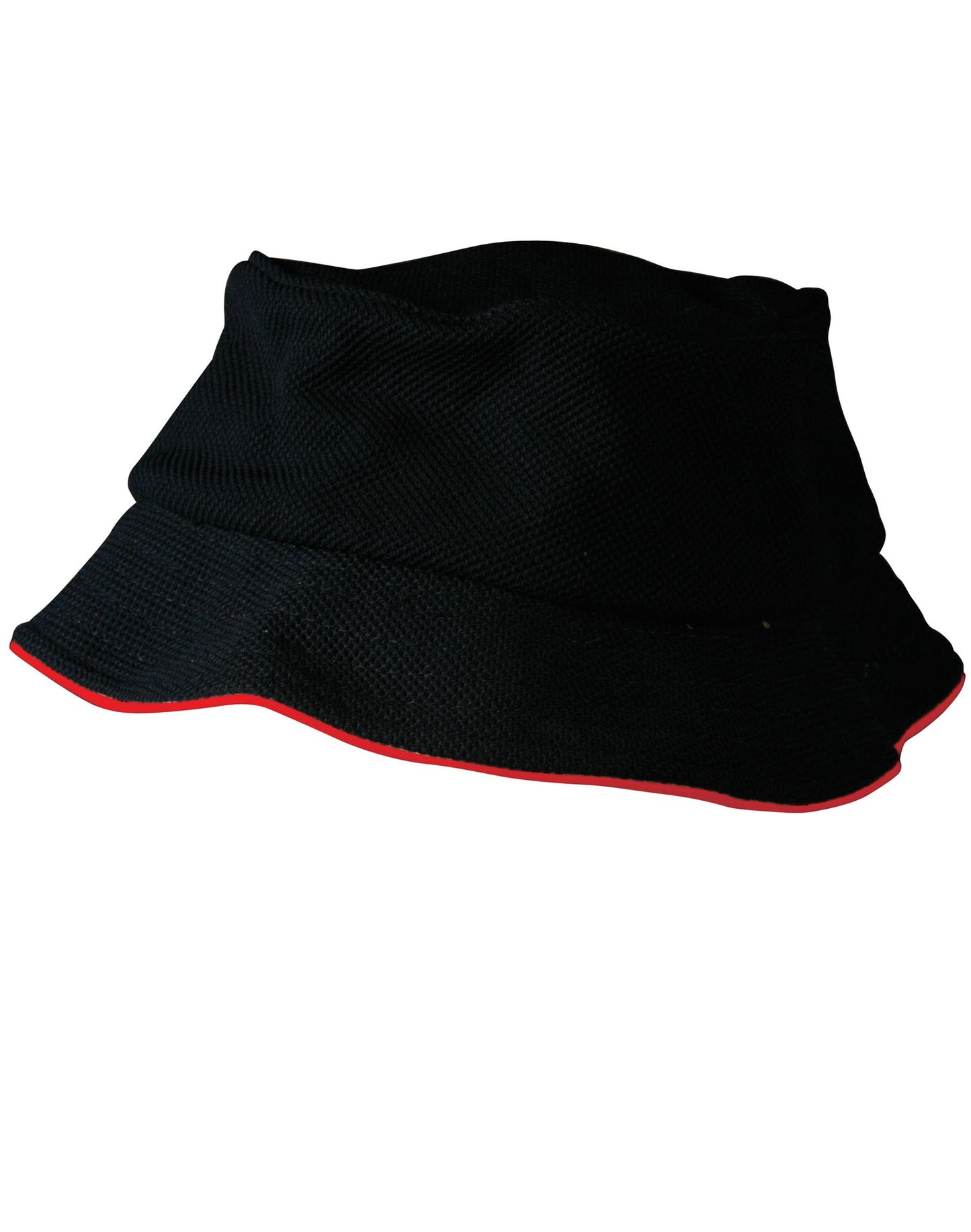 Winning Spirit CH71 Pique Mesh With Sandwich Bucket Hat