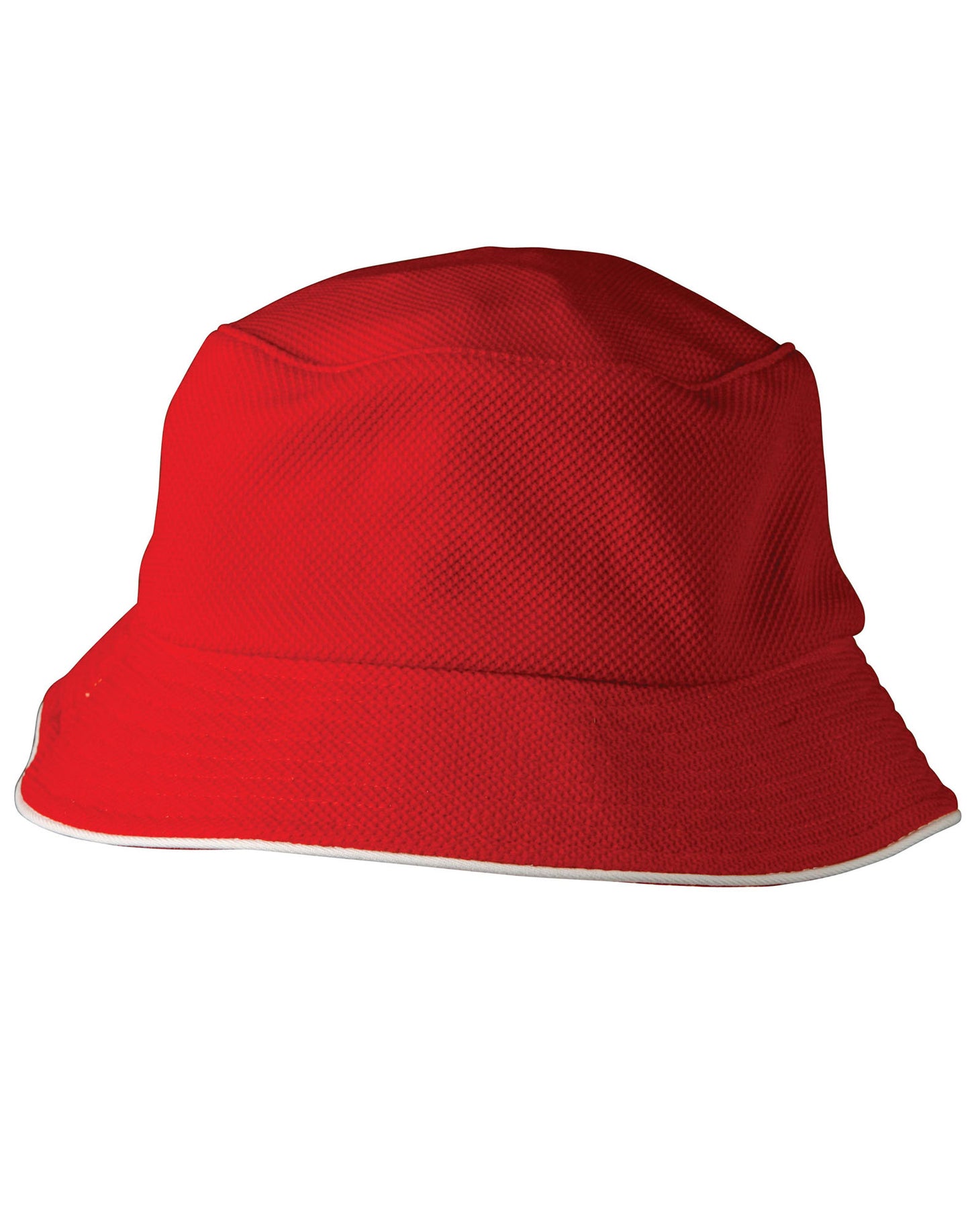 Winning Spirit CH71 Pique Mesh With Sandwich Bucket Hat