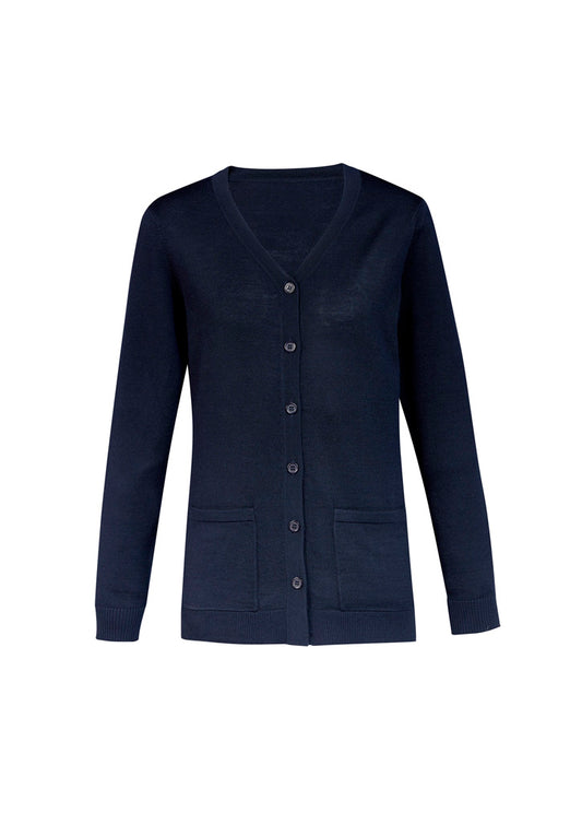 Biz Collection - Womens Button Front Knit Cardigan