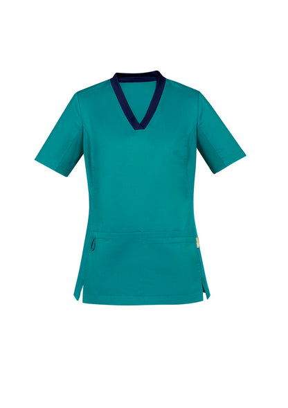 Biz Collection - Womens Riley Stretch Scrub Top