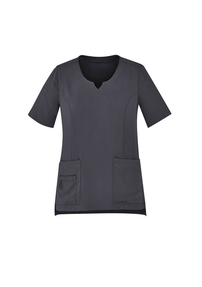 Biz Collection - Womens Avery Round Neck Scrub Top