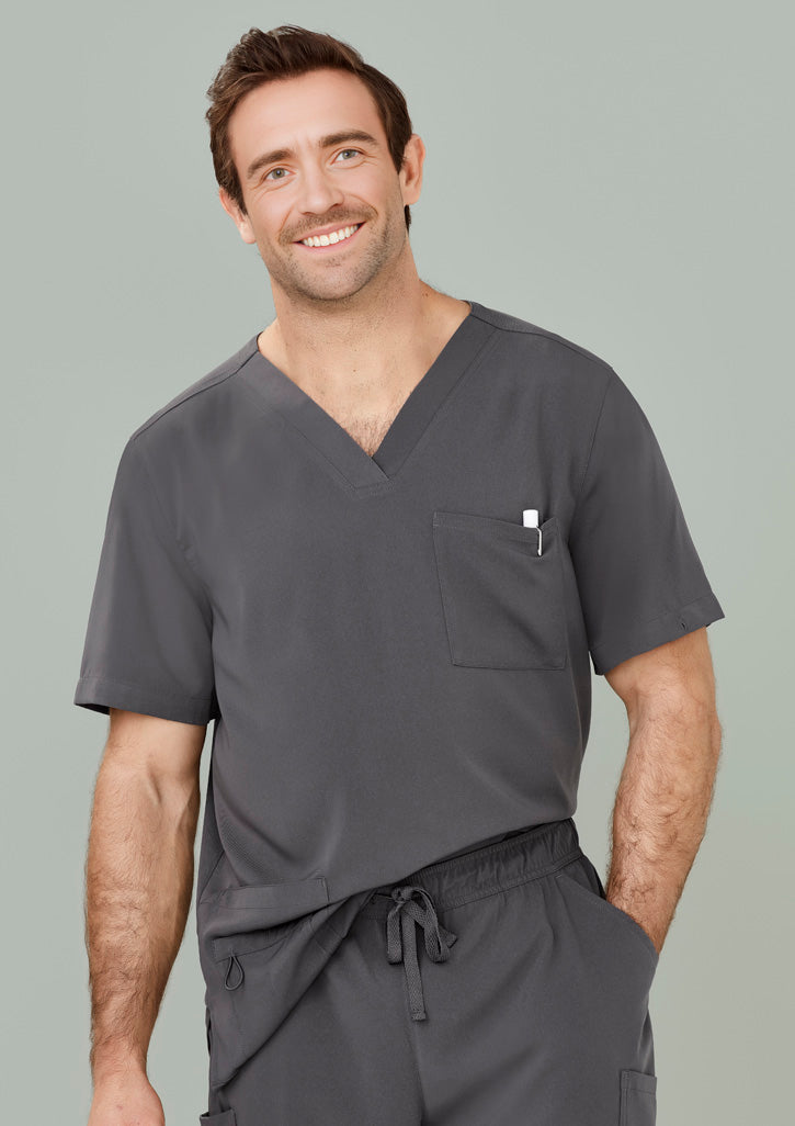 Biz Collection - Mens Avery V-Neck Scrub Top