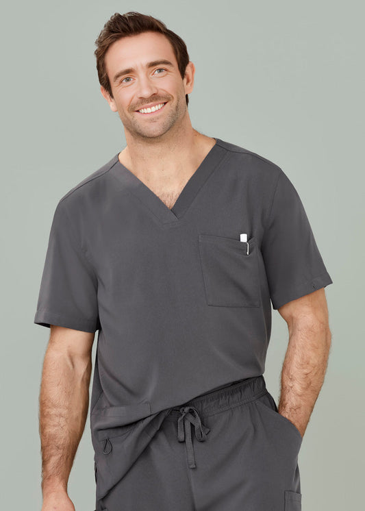Biz Collection - Mens Avery V-Neck Scrub Top