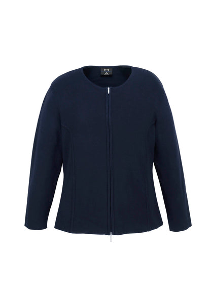 Biz Collection - Womens 2-Way Zip Cardigan