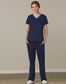 Winning Spirit M9720 LADIES SEMI-ELASTIC WAIST TIE SOLID COLOUR SCRUB PANTS