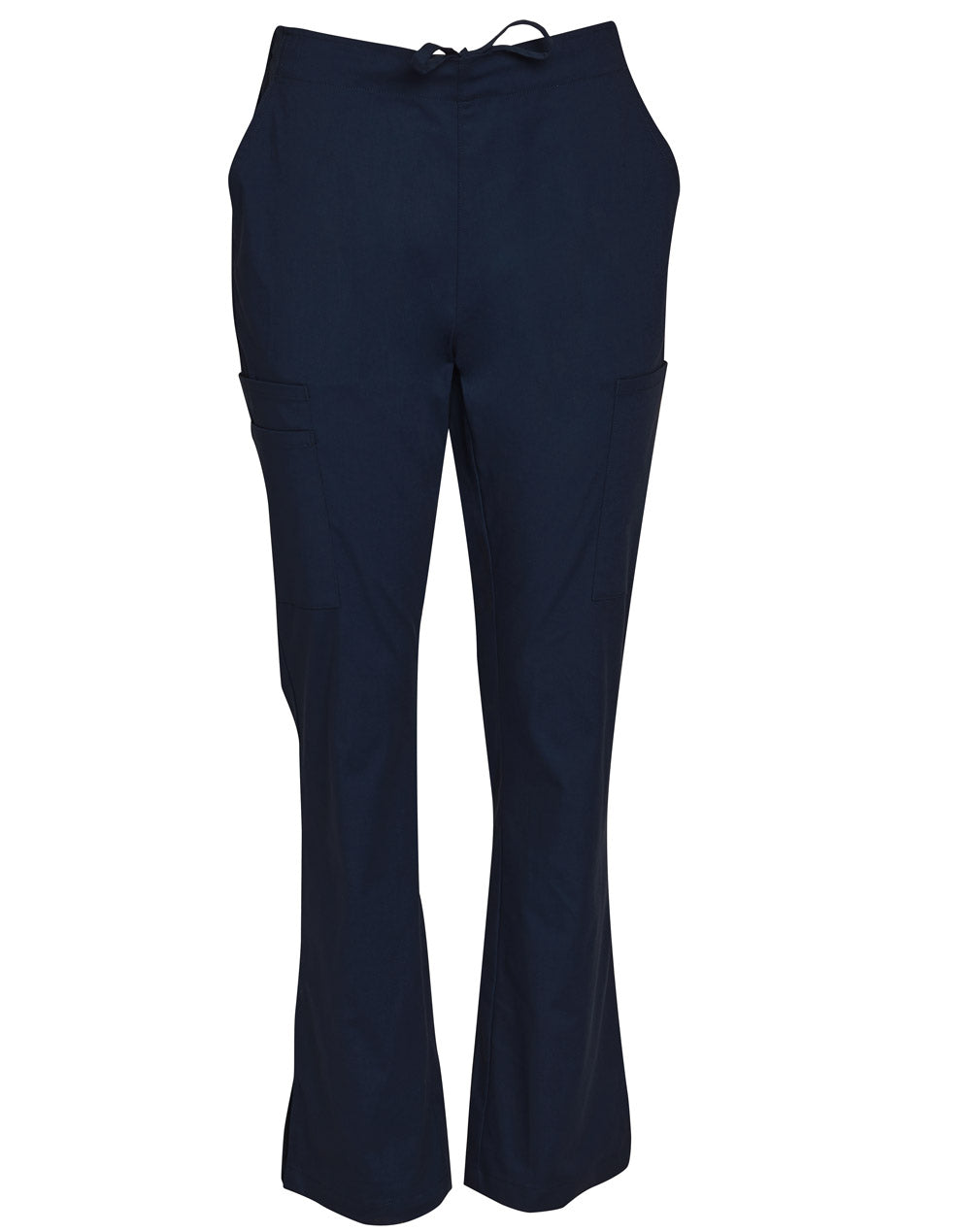 Winning Spirit M9720 LADIES SEMI-ELASTIC WAIST TIE SOLID COLOUR SCRUB PANTS