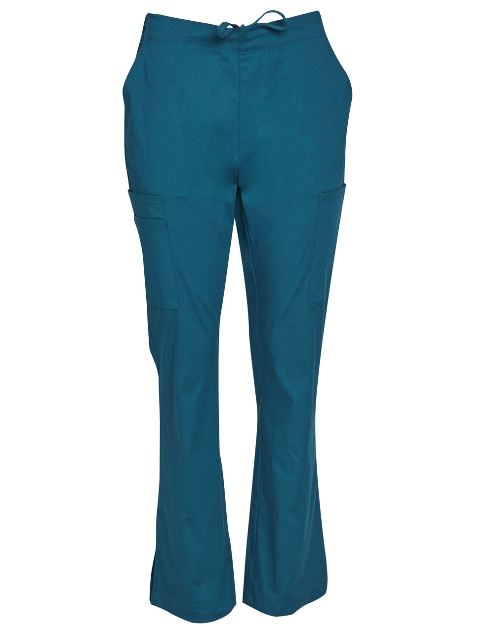 Winning Spirit M9720 LADIES SEMI-ELASTIC WAIST TIE SOLID COLOUR SCRUB PANTS