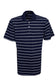 Blue Whale Adults Stripped Cotton Pique Polo