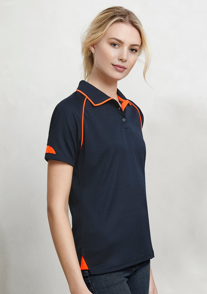 Biz Collection - Womens Fusion Short Sleeve Polo