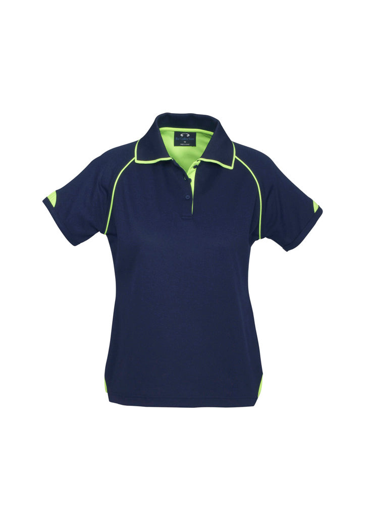 Biz Collection - Womens Fusion Short Sleeve Polo