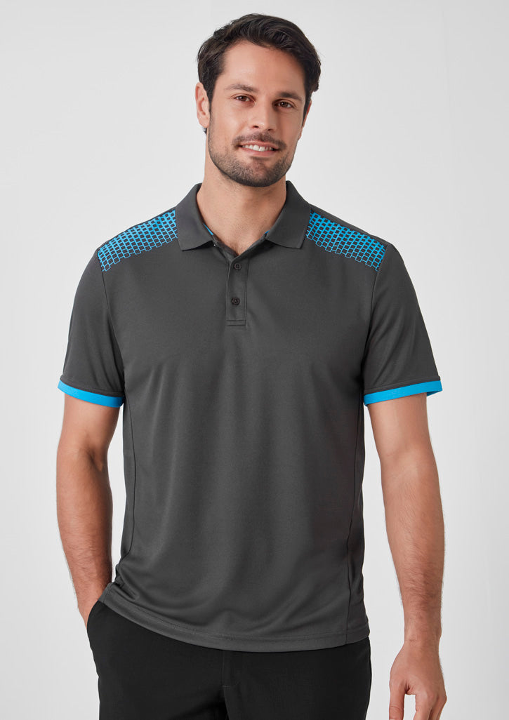 Biz Collection - Mens Galaxy Short Sleeve Polo