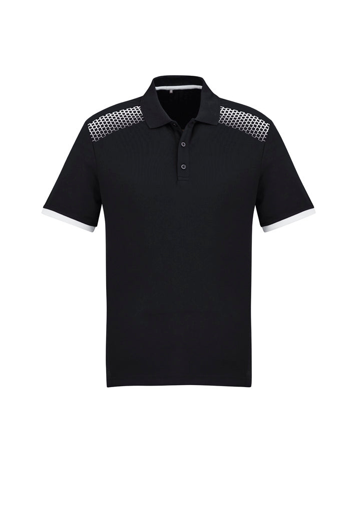 Biz Collection - Mens Galaxy Short Sleeve Polo