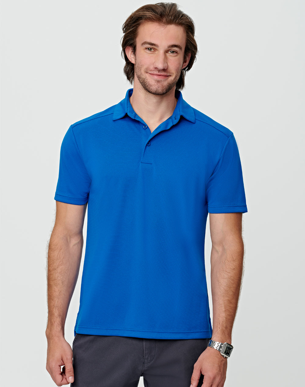 Winning Spirit Bamboo Charcoal Corporate S/S Polo Mens