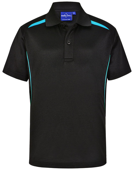 Winning Spirit Kids Sustainable Poly/Cotton Contrast S/S Polo
