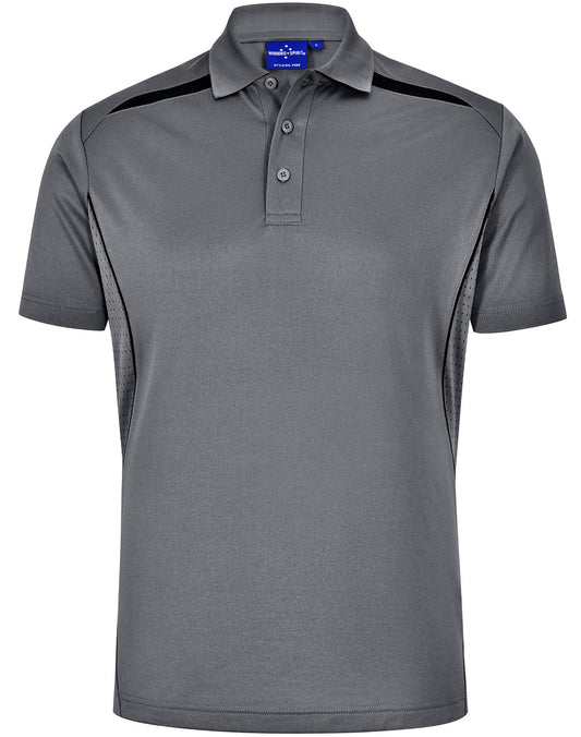 Winning Spirit Mens Sustainable Poly/Cotton Contrast S/S Polo