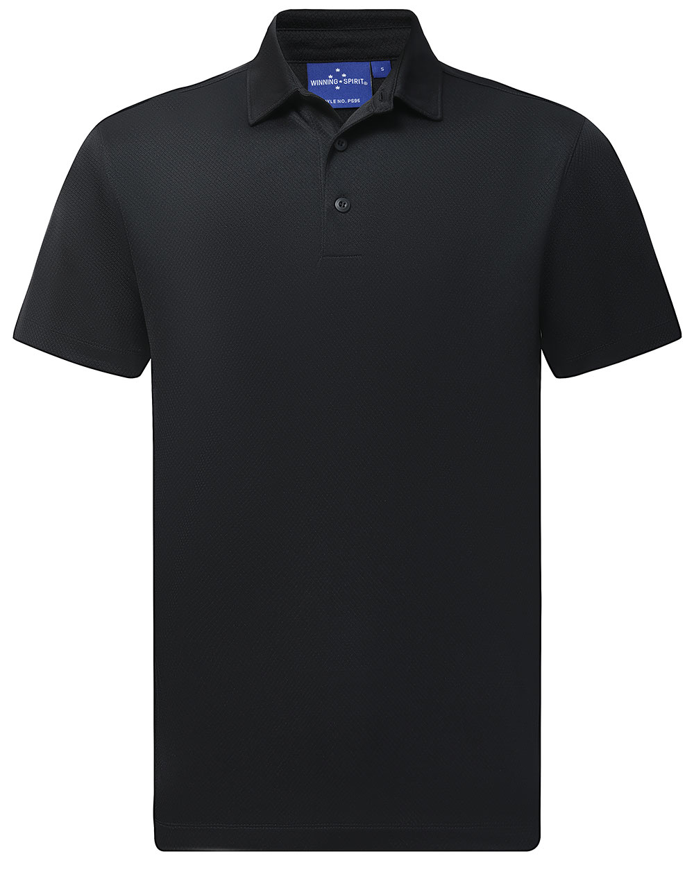Winning Spirit Sustainable Jacquard Knit Polo Mens