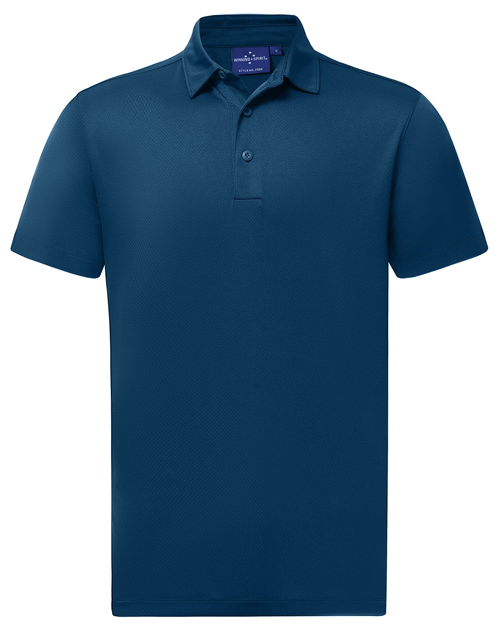 Winning Spirit Sustainable Jacquard Knit Polo Mens