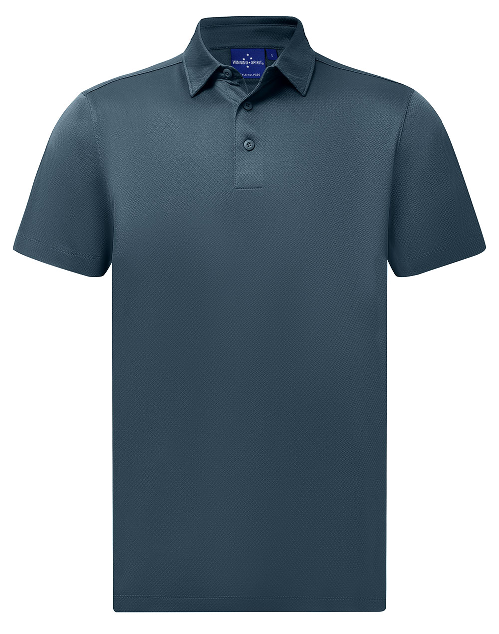 Winning Spirit Sustainable Jacquard Knit Polo Mens