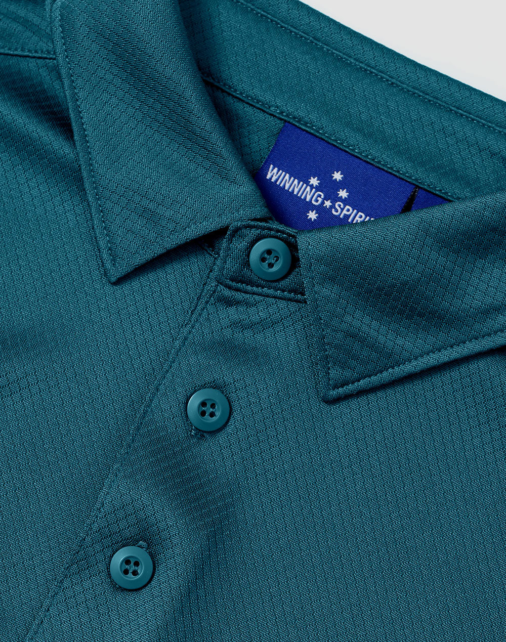 Winning Spirit Sustainable Jacquard Knit Polo Men's