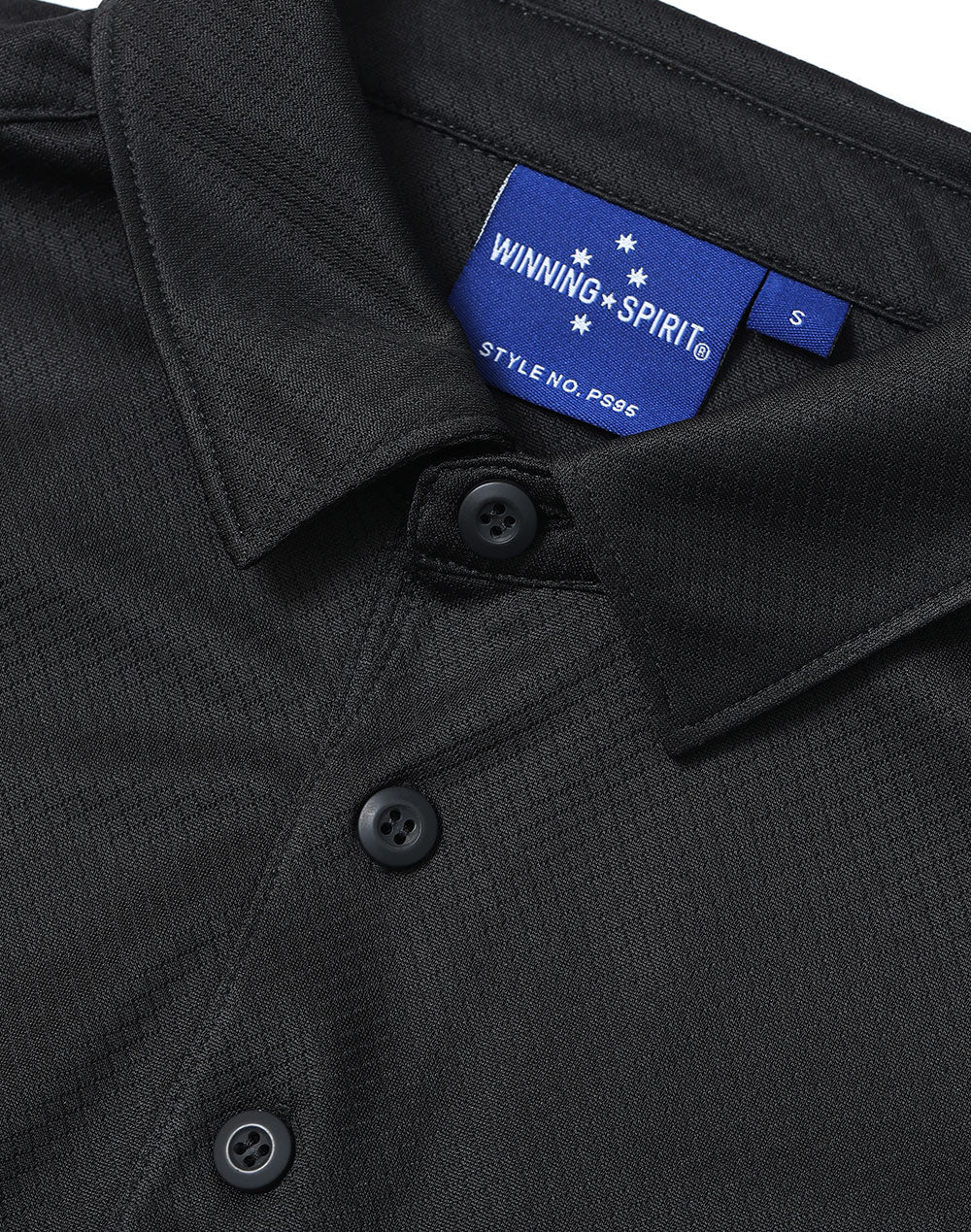 Winning Spirit Sustainable Jacquard Knit Polo Men's