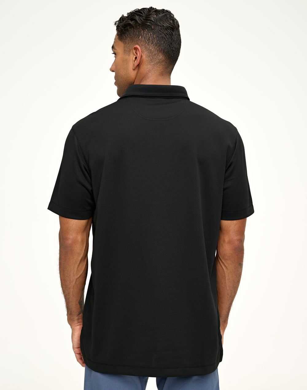 Winning Spirit Sustainable Jacquard Knit Polo Men's