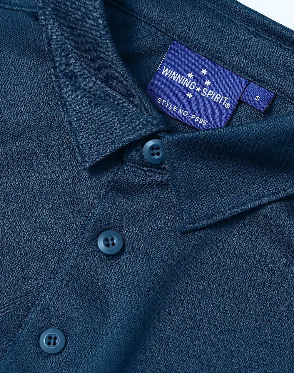 Winning Spirit Sustainable Jacquard Knit Polo Men's