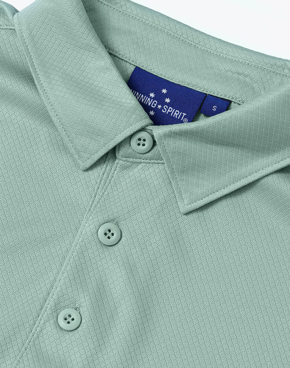 Winning Spirit Sustainable Jacquard Knit Polo Men's