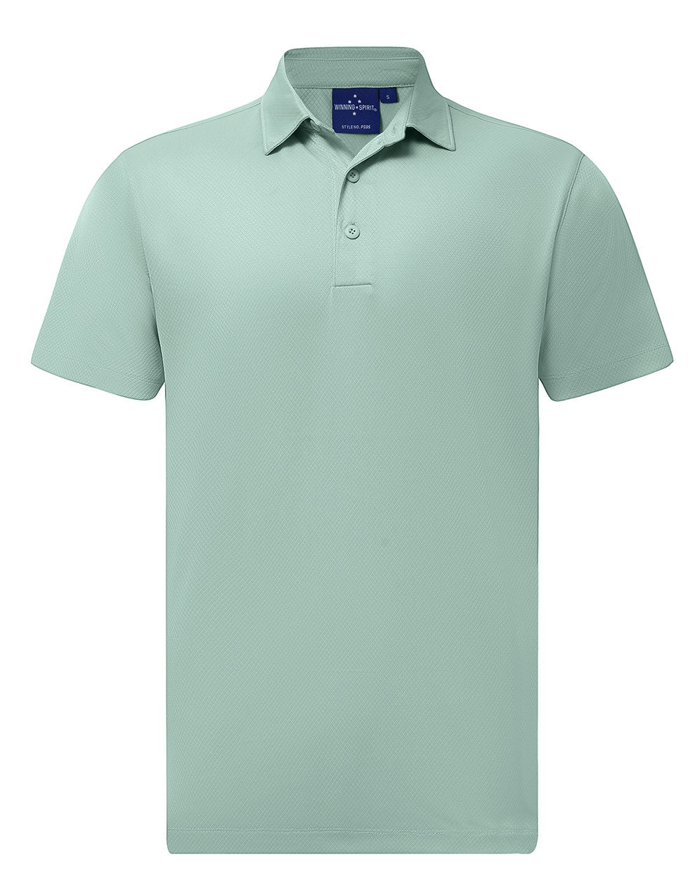 Winning Spirit Sustainable Jacquard Knit Polo Men's