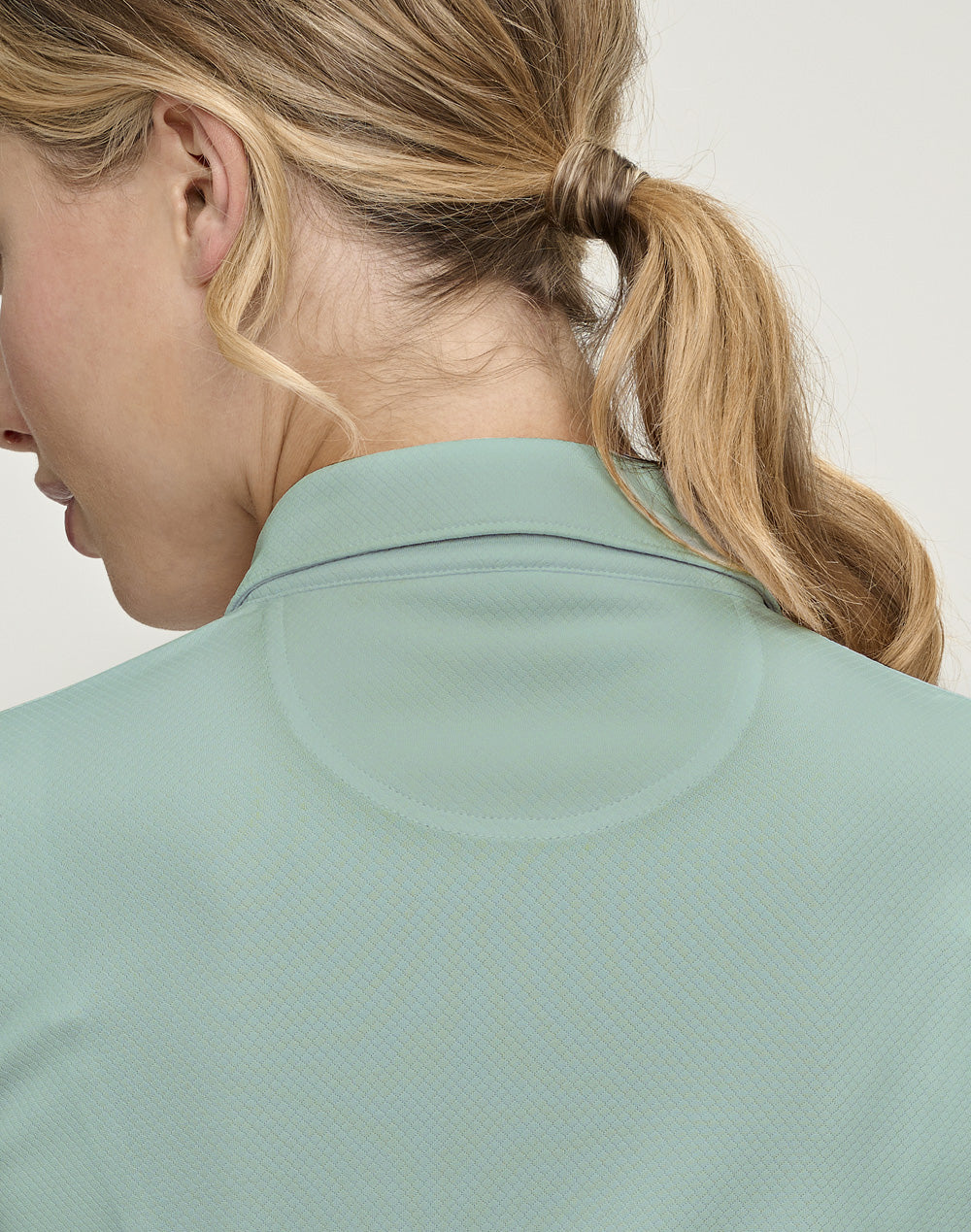 Winning Spirit Sustainable Jacquard Knit Polo Ladies