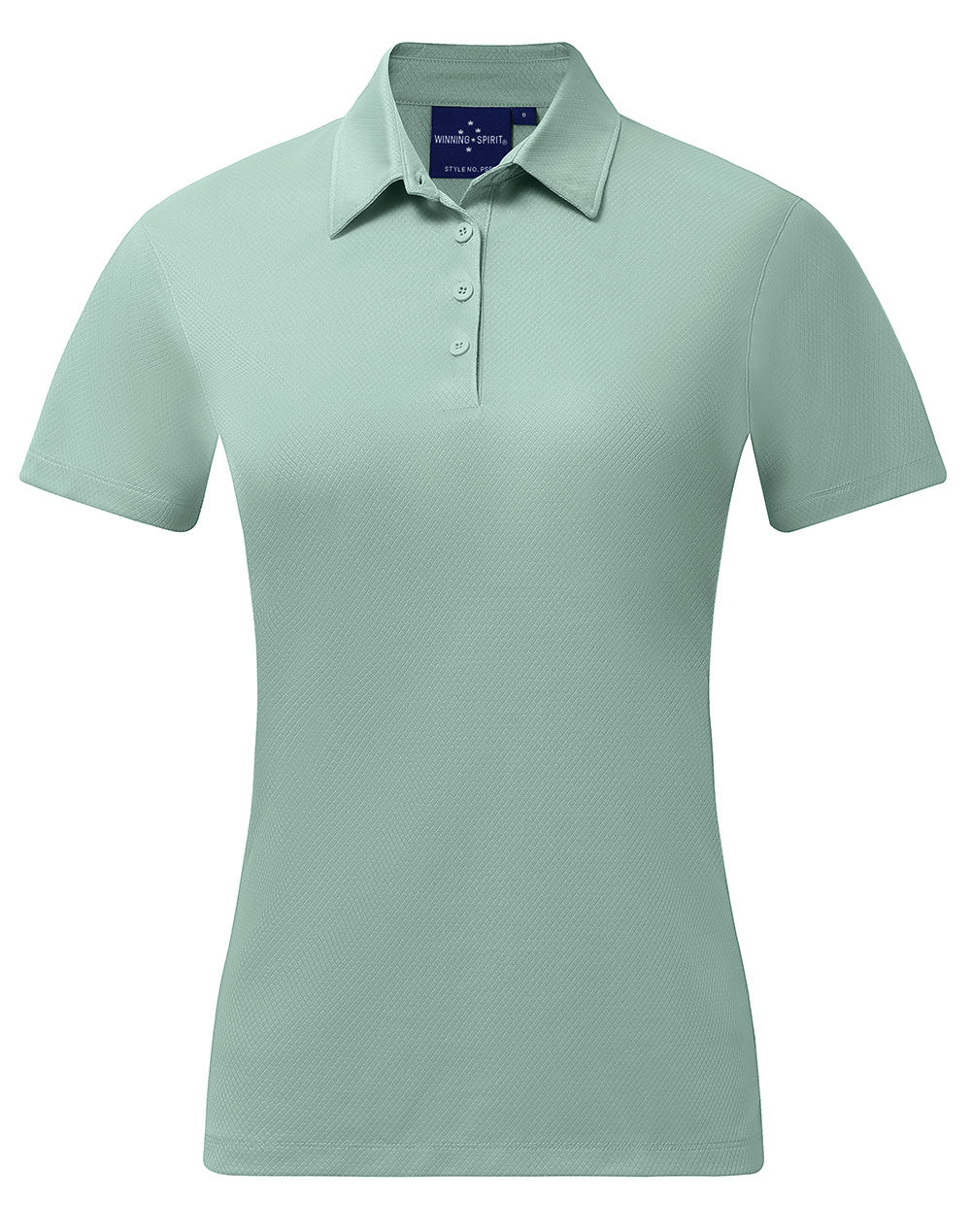 Winning Spirit Sustainable Jacquard Knit Polo Ladies