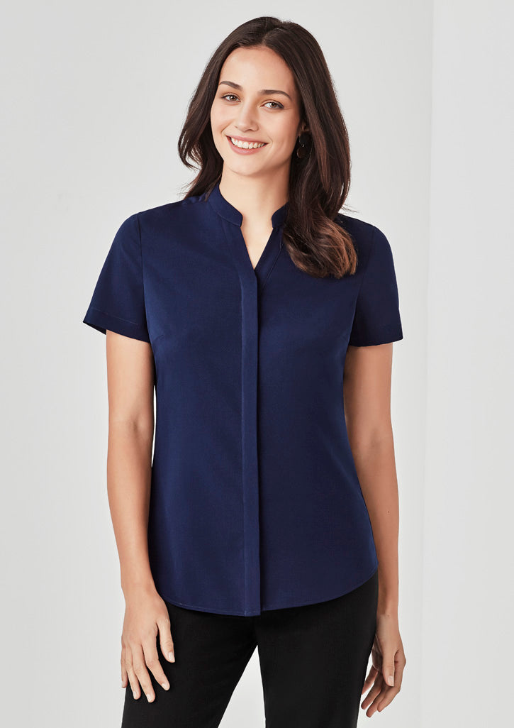 Biz Collection - Womens Juliette Short Sleeve Blouse