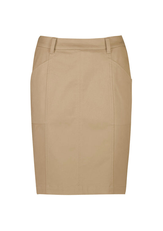 Biz Corporate Traveller Womens Chino Skirt Desert