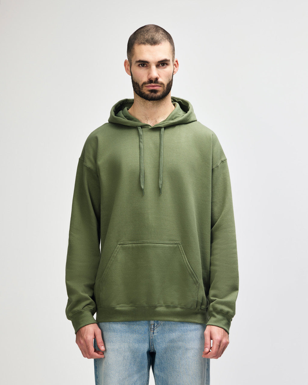 Gildan Softstyle SF500 Hoodie - Military Green