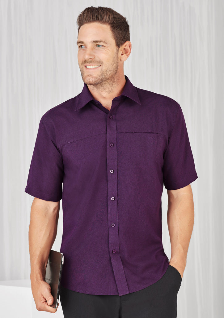 Biz Collection - Mens Oasis Short Sleeve Shirt