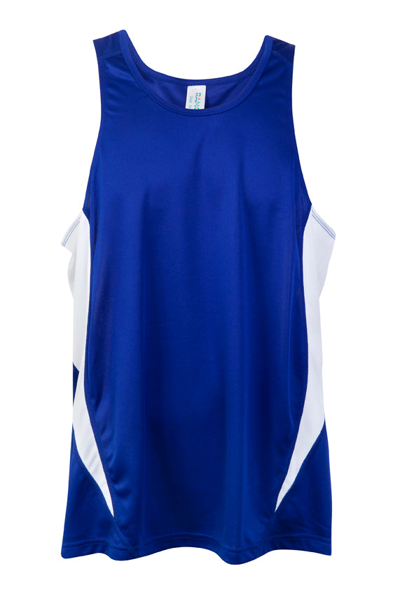 Ramo Mens Accelerator Cool Dry Singlet Royal White