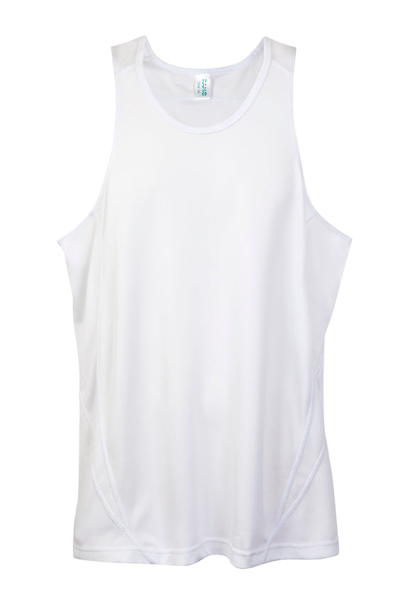 Ramo Mens Accelerator Cool Dry Singlet White