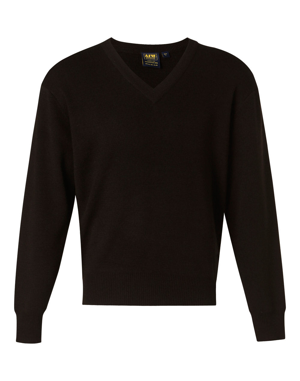 Winning Spirit WJ01 Unisex Wool/ Acrylic V-Neck Jumper