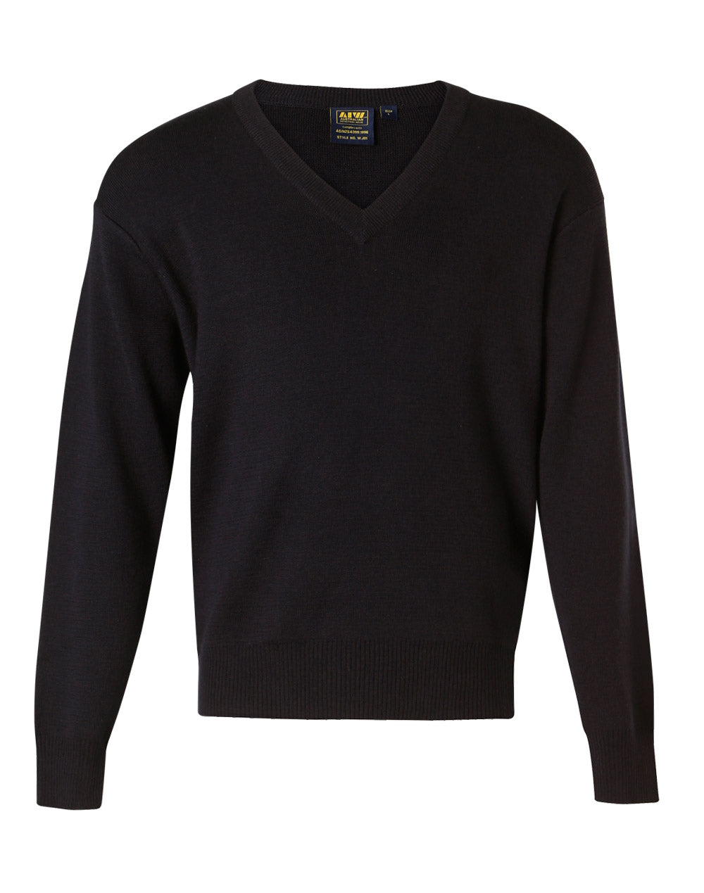 Winning Spirit WJ01 Unisex Wool/ Acrylic V-Neck Jumper