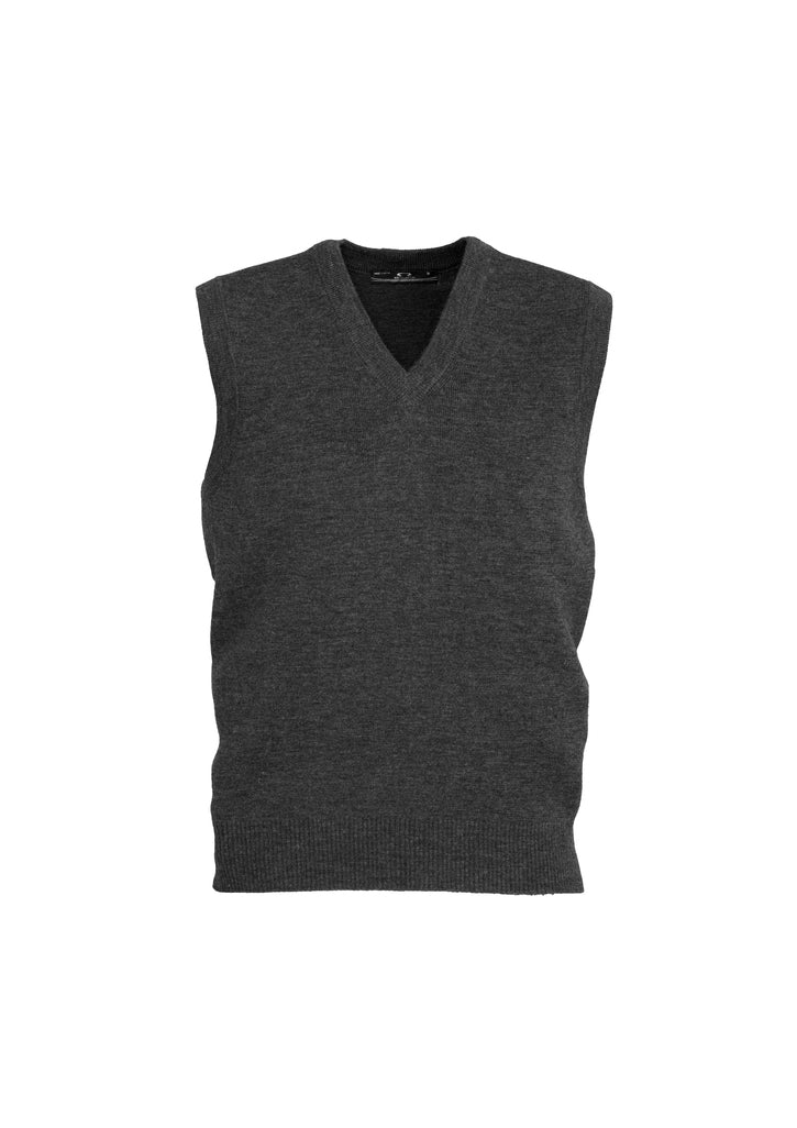 Biz Collection Mens Woolmix Vest Charcoal
