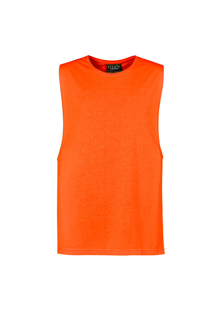 Syzmik Mens Hi Vis Sleeveless Tee