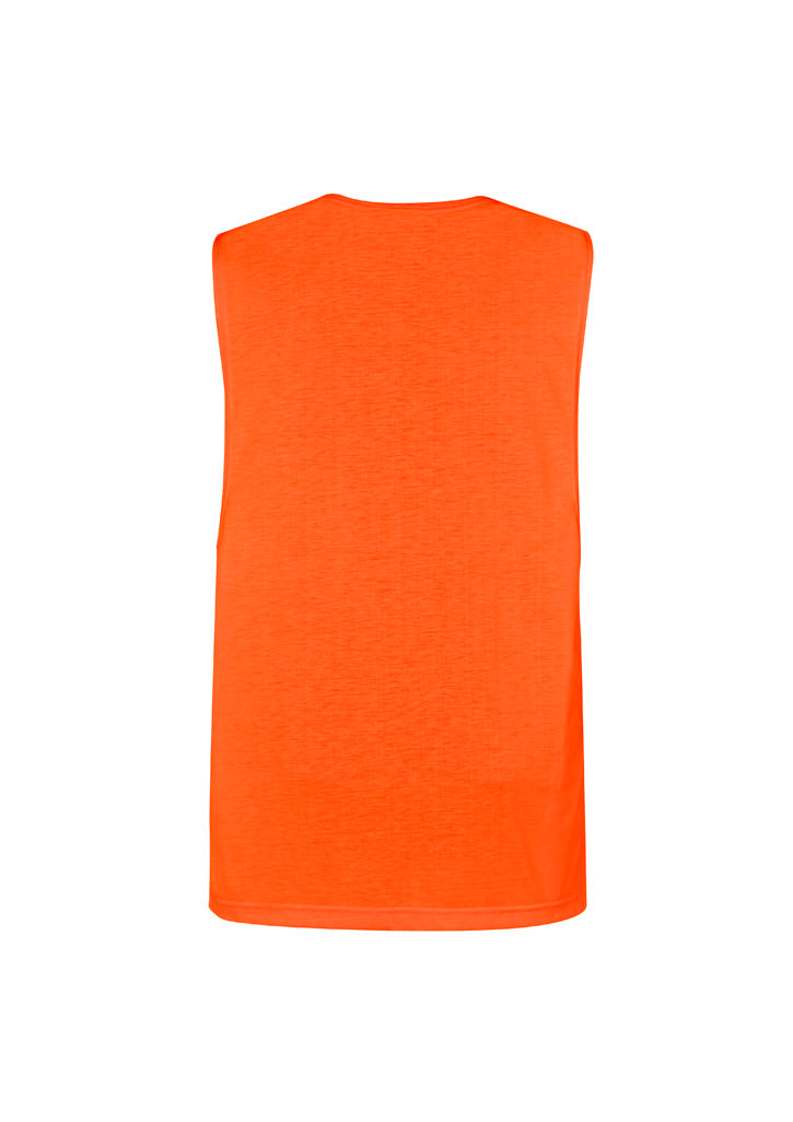 Syzmik Mens Hi Vis Sleeveless Tee