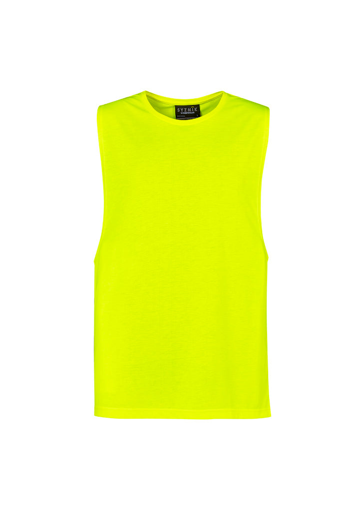 Syzmik Mens Hi Vis Sleeveless Tee
