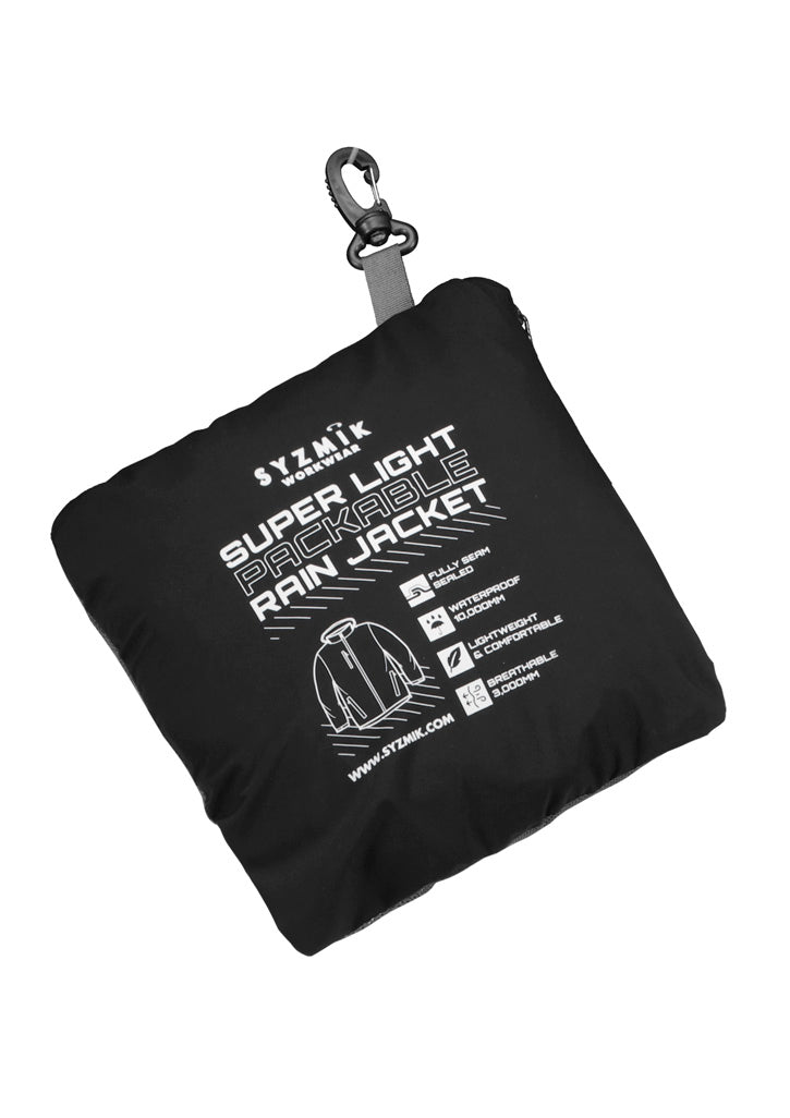 Biz Collection - Unisex Super Light Packable Rain Jacket