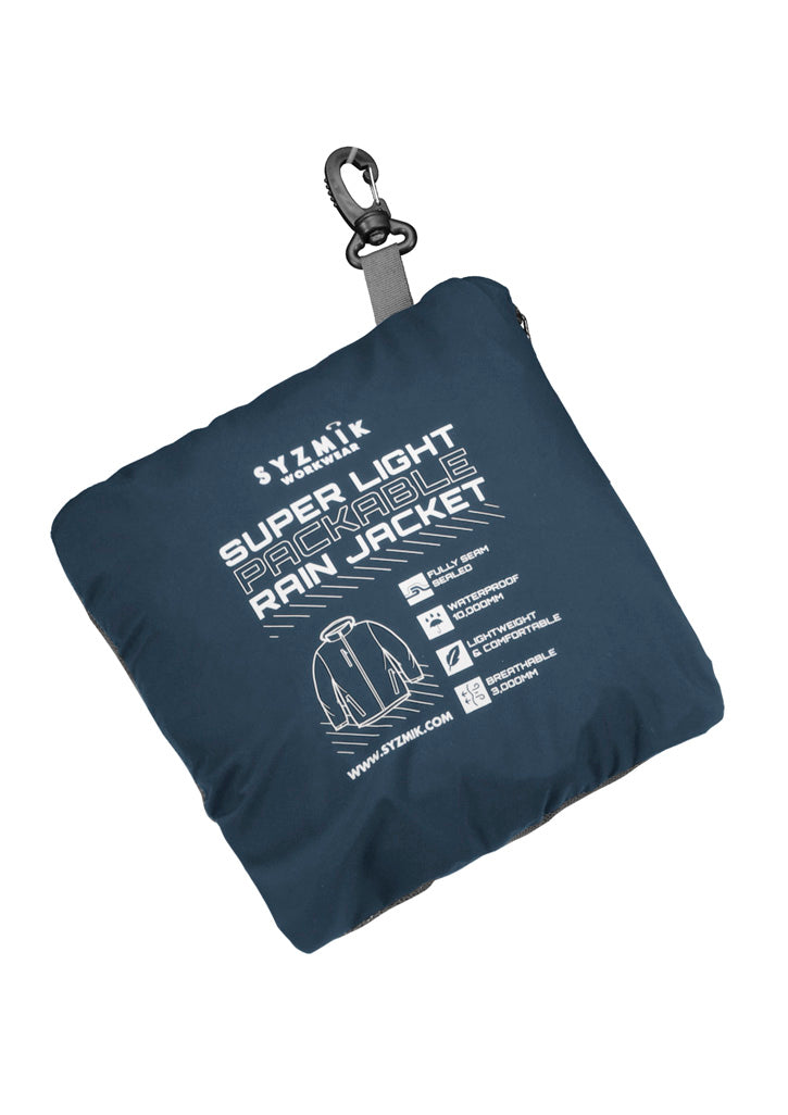 Biz Collection - Unisex Super Light Packable Rain Jacket