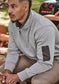 Biz Collection - Unisex 1/4 Zip Brushed Fleece Pullover