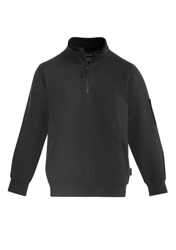 Biz Collection - Unisex 1/4 Zip Brushed Fleece Pullover