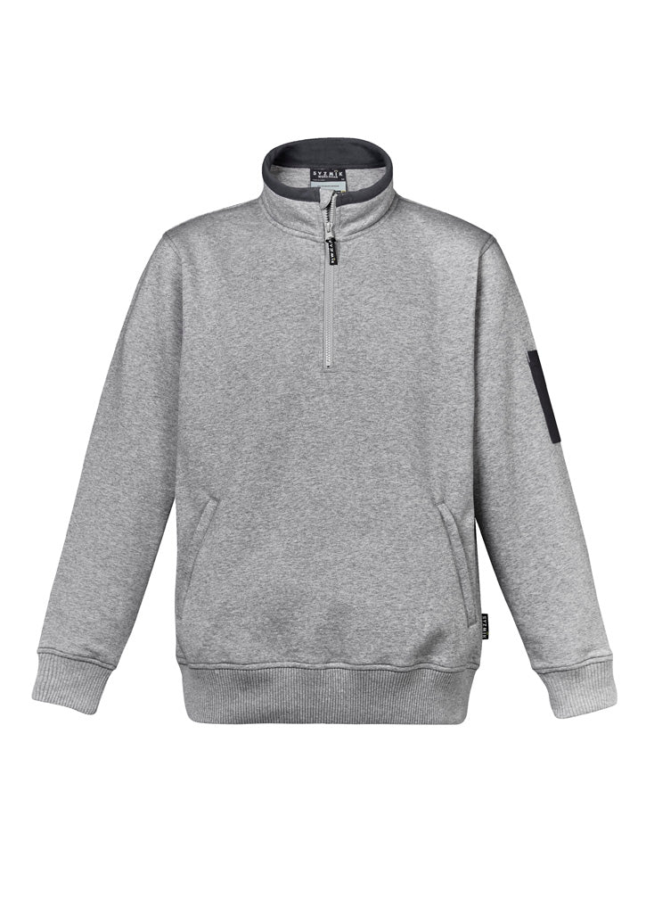 Biz Collection - Unisex 1/4 Zip Brushed Fleece Pullover